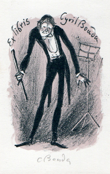 Cyril Bouda (1901-1984) - Ex libris Cyril Bouda