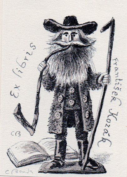 Cyril Bouda (1901-1984) - Ex libris František Kozák – Krakonoš