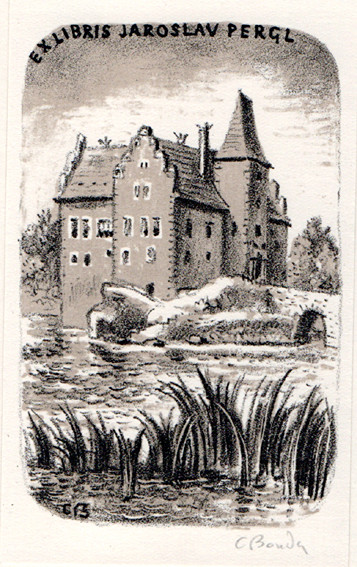Cyril Bouda (1901-1984) - Ex libris Jaroslav Pergl