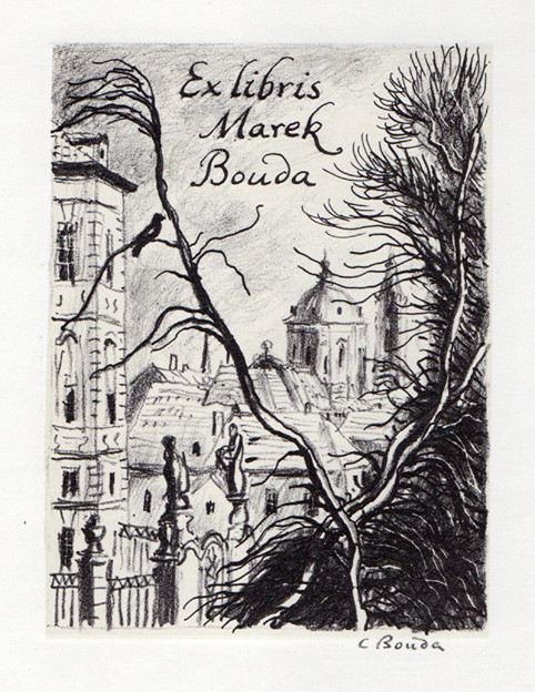 Cyril Bouda (1901-1984) - Ex libris Marek Bouda
