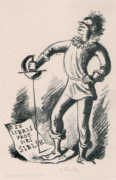 Cyril Bouda (1901-1984) - Ex libris Prof. Jiří Siblík