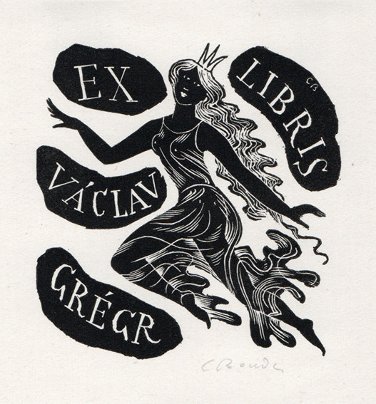 Cyril Bouda (1901-1984) - Ex libris Václav Grégr
