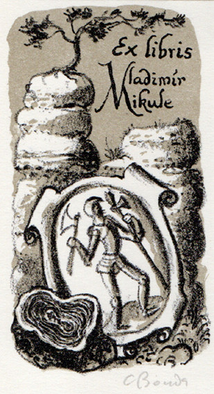 Cyril Bouda (1901-1984) - Ex libris Vladimír Mikule