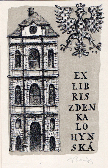 Cyril Bouda (1901-1984) - Ex libris Zdenka Lohynská