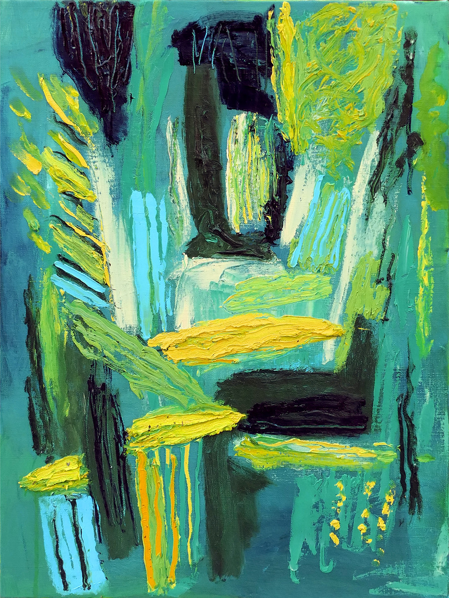 František Hodonský (1945-) - Kvetoucí les
