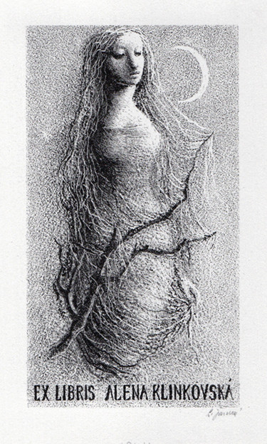 Ludmila Jiřincová (1912-1994) - Ex libris Alena Klinkovská