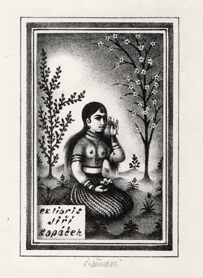 Ludmila Jiřincová (1912-1994) - Ex libris Jiří Kopáček