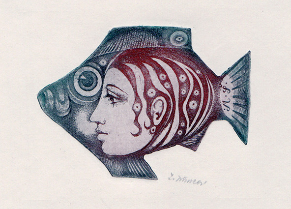 Ludmila Jiřincová (1912-1994) - Ex libris M. Š.