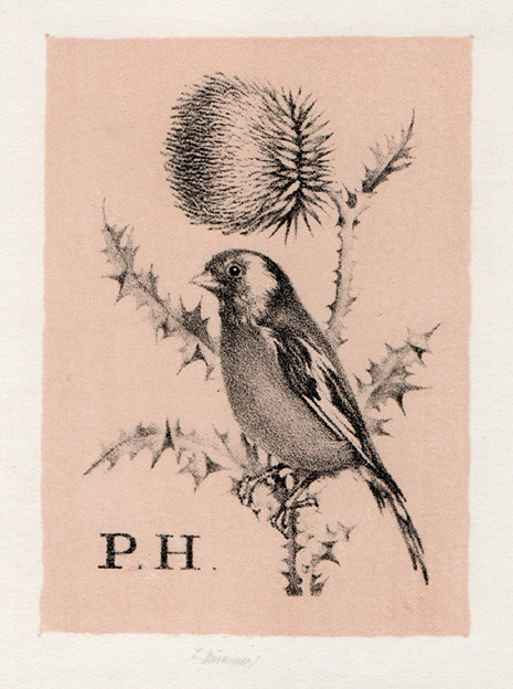 Ludmila Jiřincová (1912-1994) - Ex libris P. H.