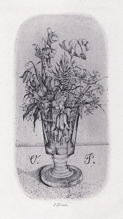 Ludmila Jiřincová (1912-1994) - Ex libris V. P.