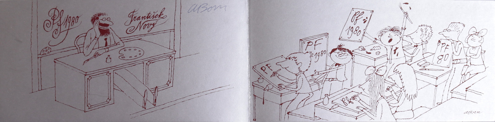 Adolf Born (1930-2016) - PF 1980 František Nový