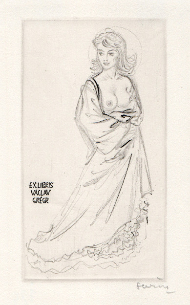 Mark Severin (-) - Ex libris Václav Grégr