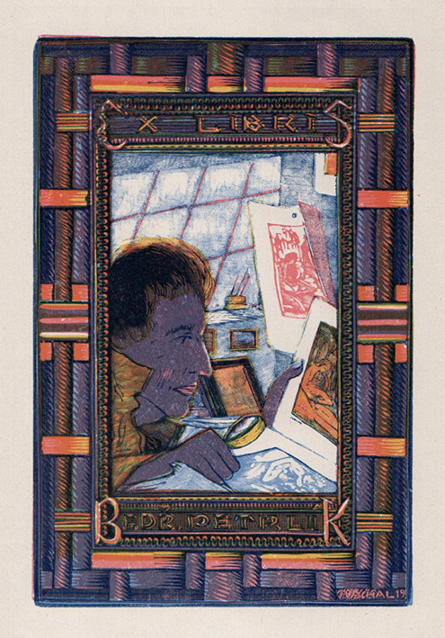 Josef Váchal (1884-1969) - Ex libris Bedr. Petrlík
