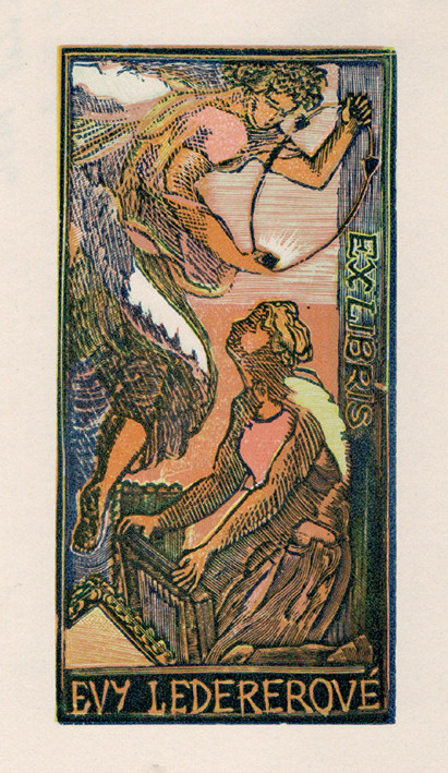 Josef Váchal (1884-1969) - Ex libris Evy Ledererové