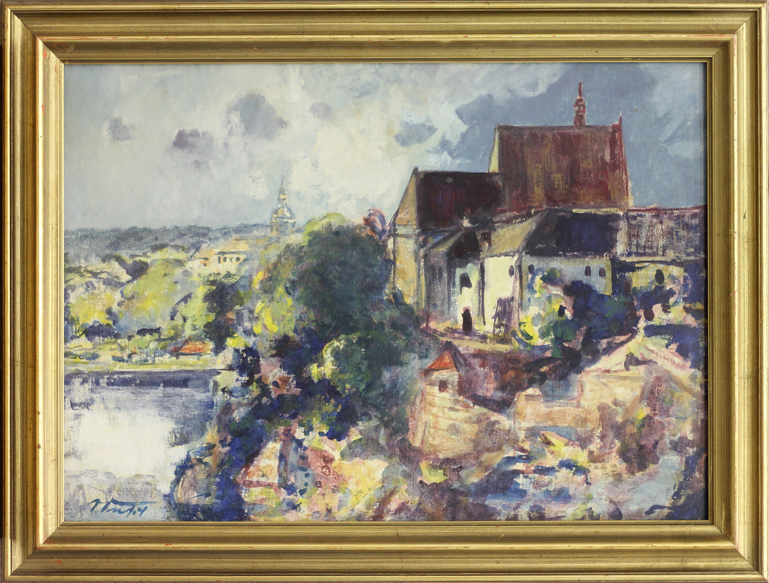 Václav Trefil (1906-1989) - Bechyně na podzim