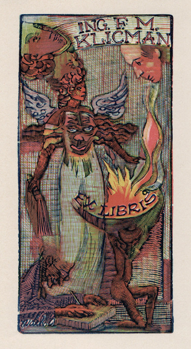 Josef Váchal (1884-1969) - Ex libris Ing. F. M. Klicman