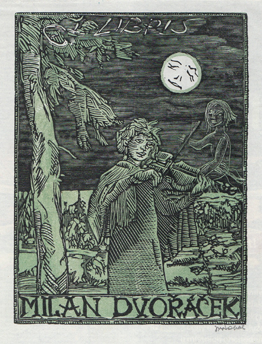 Josef Váchal (1884-1969) - Ex libris Milan Dvořáček
