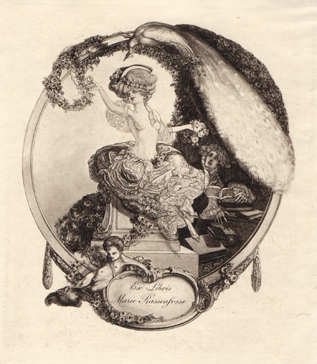 Franz Bayros (-) - Ex libris Marie Rassenfosse