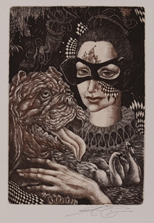 Hana Čápová (1956-) - Dáma a labuťe