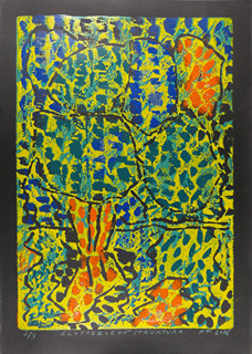 František Hodonský (1945-) - Žlutozelená krajina