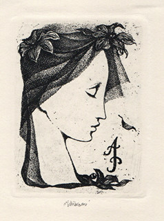 Ludmila Jiřincová (1912-1994) - Ex libris AP