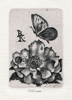 Ludmila Jiřincová (1912-1994) - Ex libris B. K.