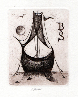 Ludmila Jiřincová (1912-1994) - Ex libris BŠ