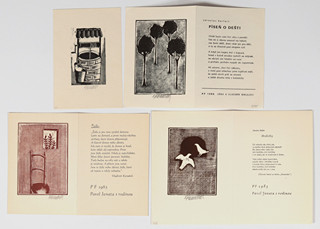 Vladimír Komárek (1928-2002) - Konvolut čtyř grafik