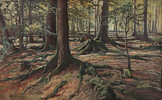 Julius Mařák (1832-1899) - Studie lesního interiéru