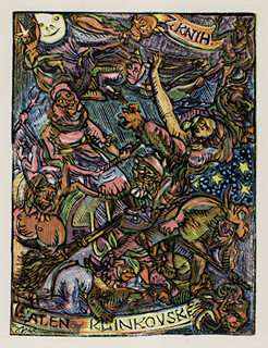 Josef Váchal (1884-1969) - Ex libris Alen Klinkovské