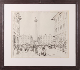 František Šimon (1877-1942) - Place de la Bastille