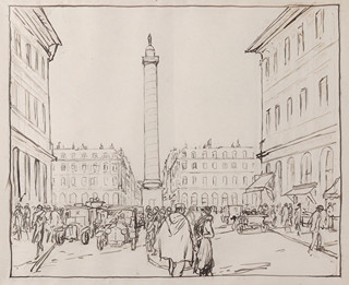 František Šimon (1877-1942) - Place de la Bastille