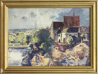 Václav Trefil (1906-1989) - Bechyně na podzim