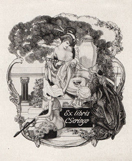 Franz Bayros (-) - Ex libris C. Geringer
