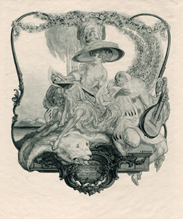 Franz Bayros (-) - Ex libris Peter Gloeck