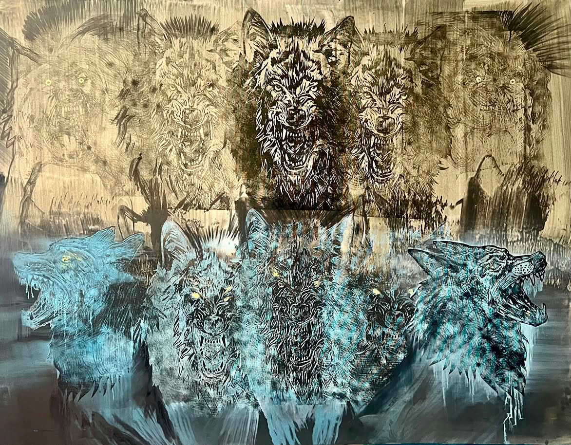 Martin Salajka (1981-) - Wolfpack III.