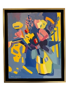 Blue Flowers / Yellow Shadows