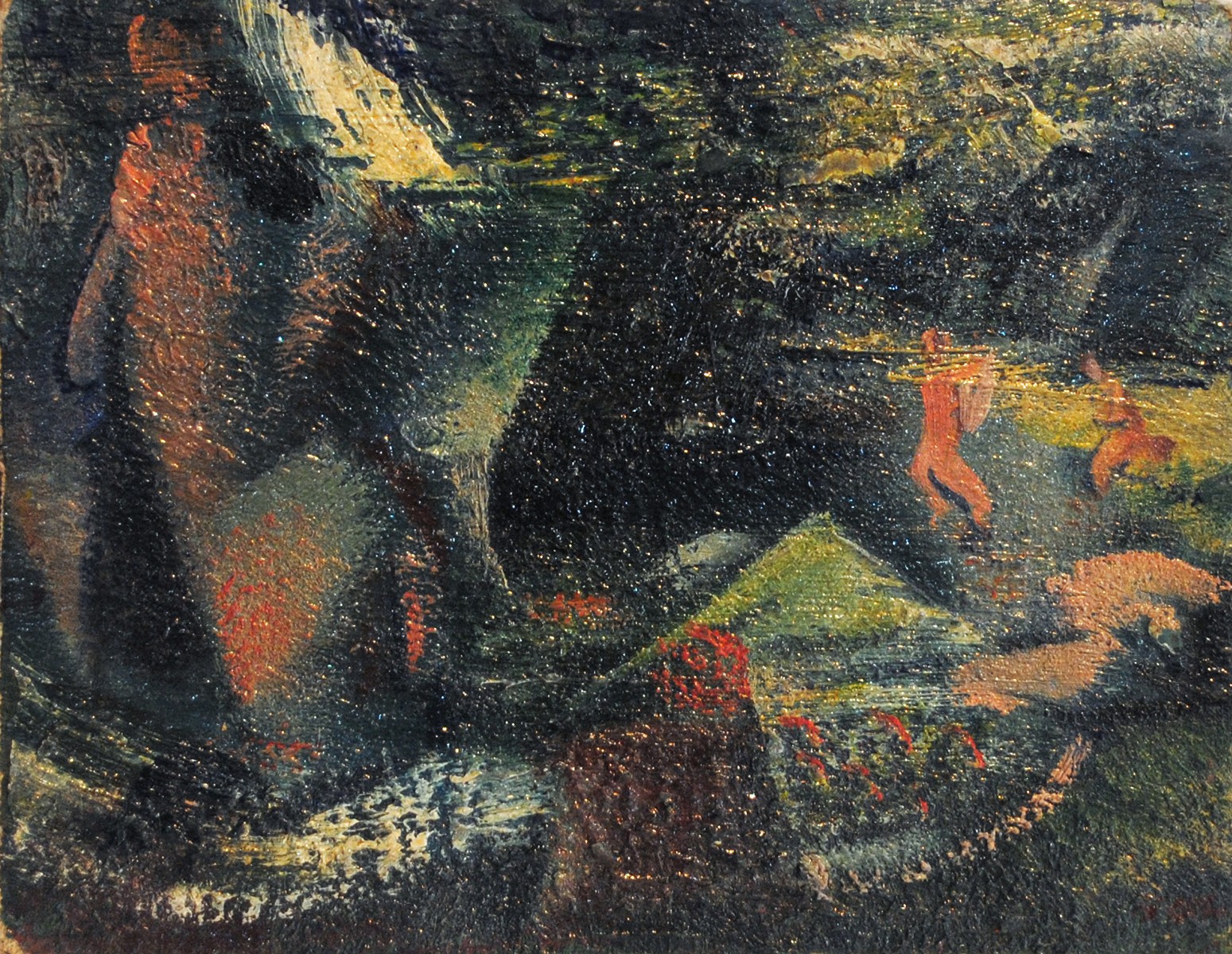 Bohumil Ullrych (1893 - 1948) - Koupání