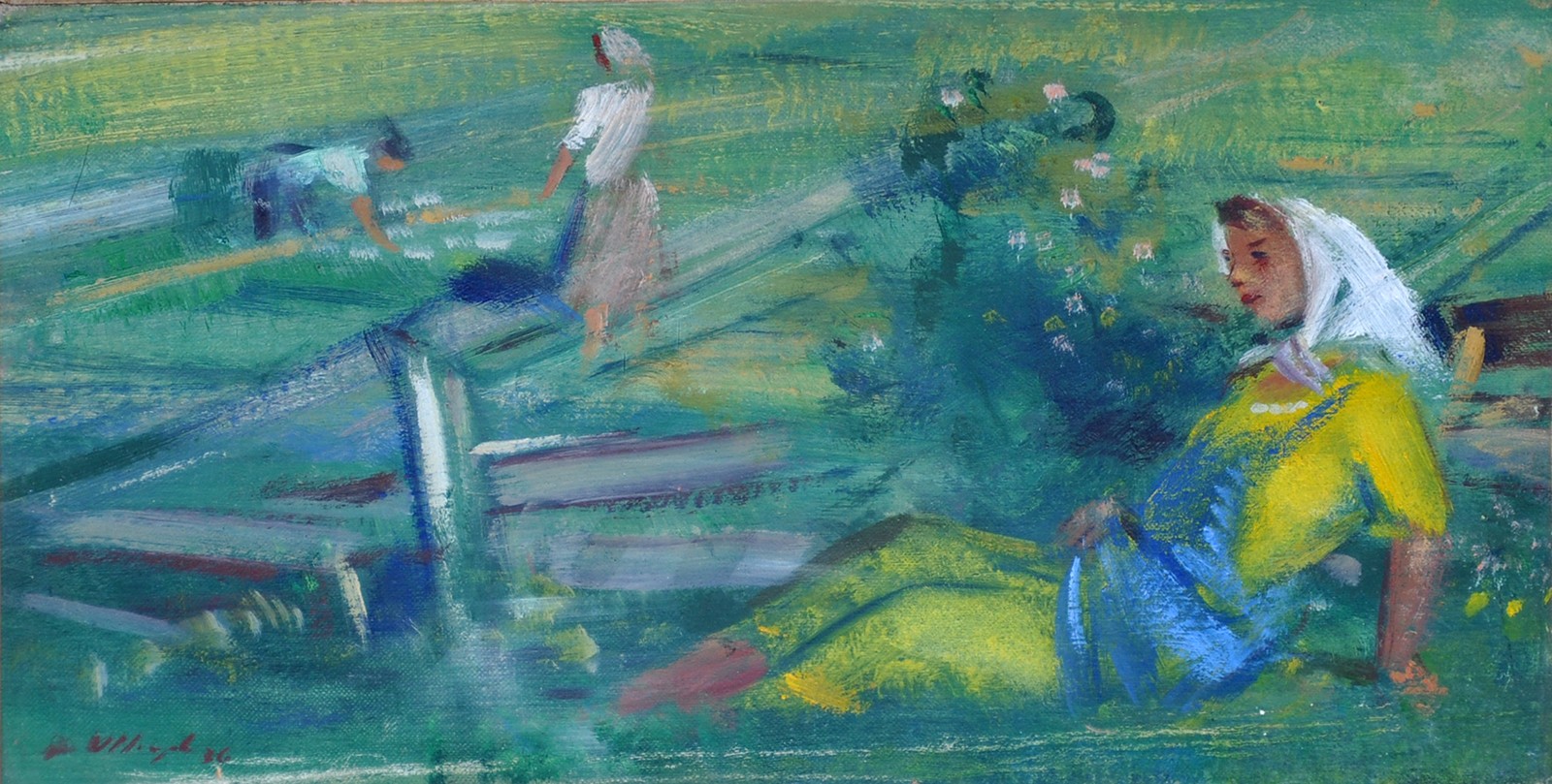 Bohumil Ullrych (1893 - 1948) - Na poli