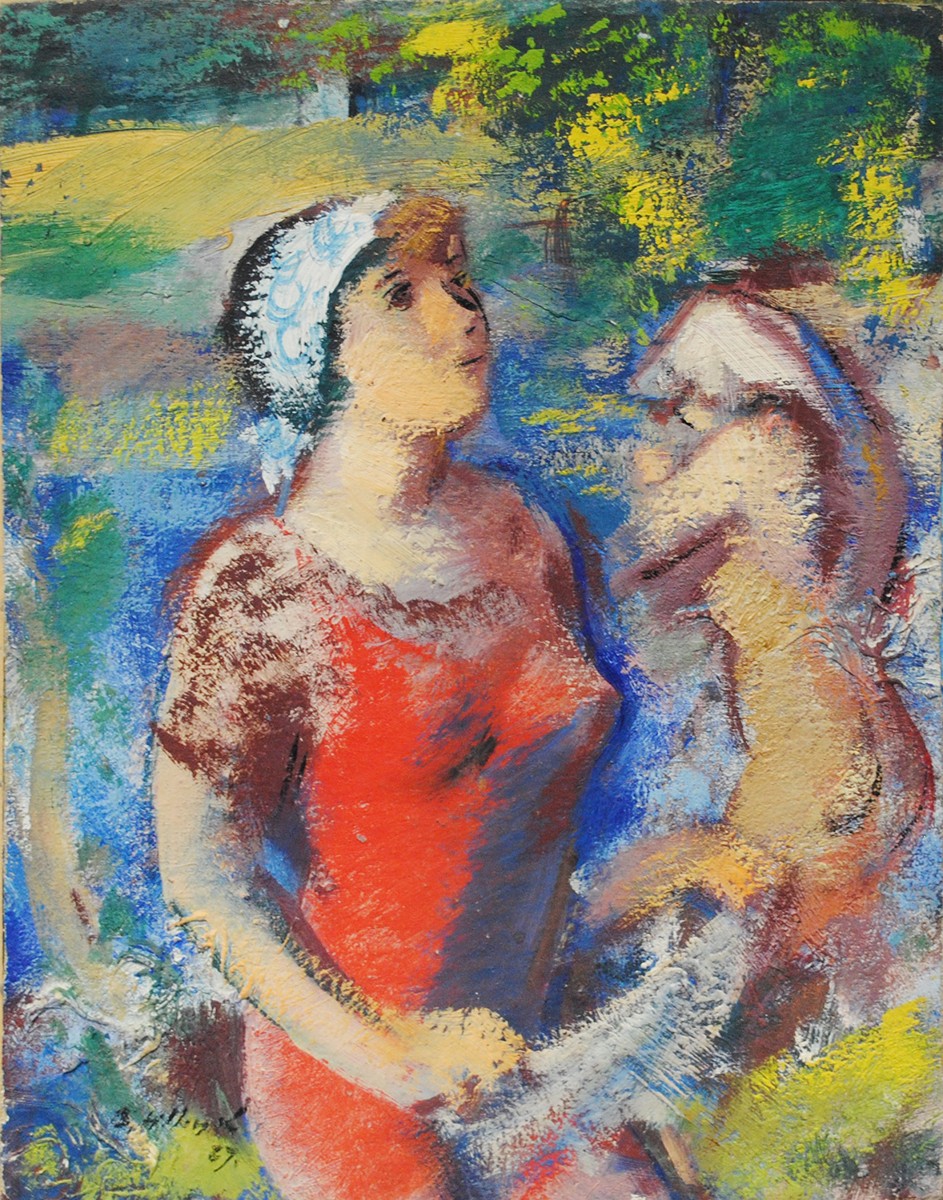 Bohumil Ullrych (1893 - 1948) - Koupání