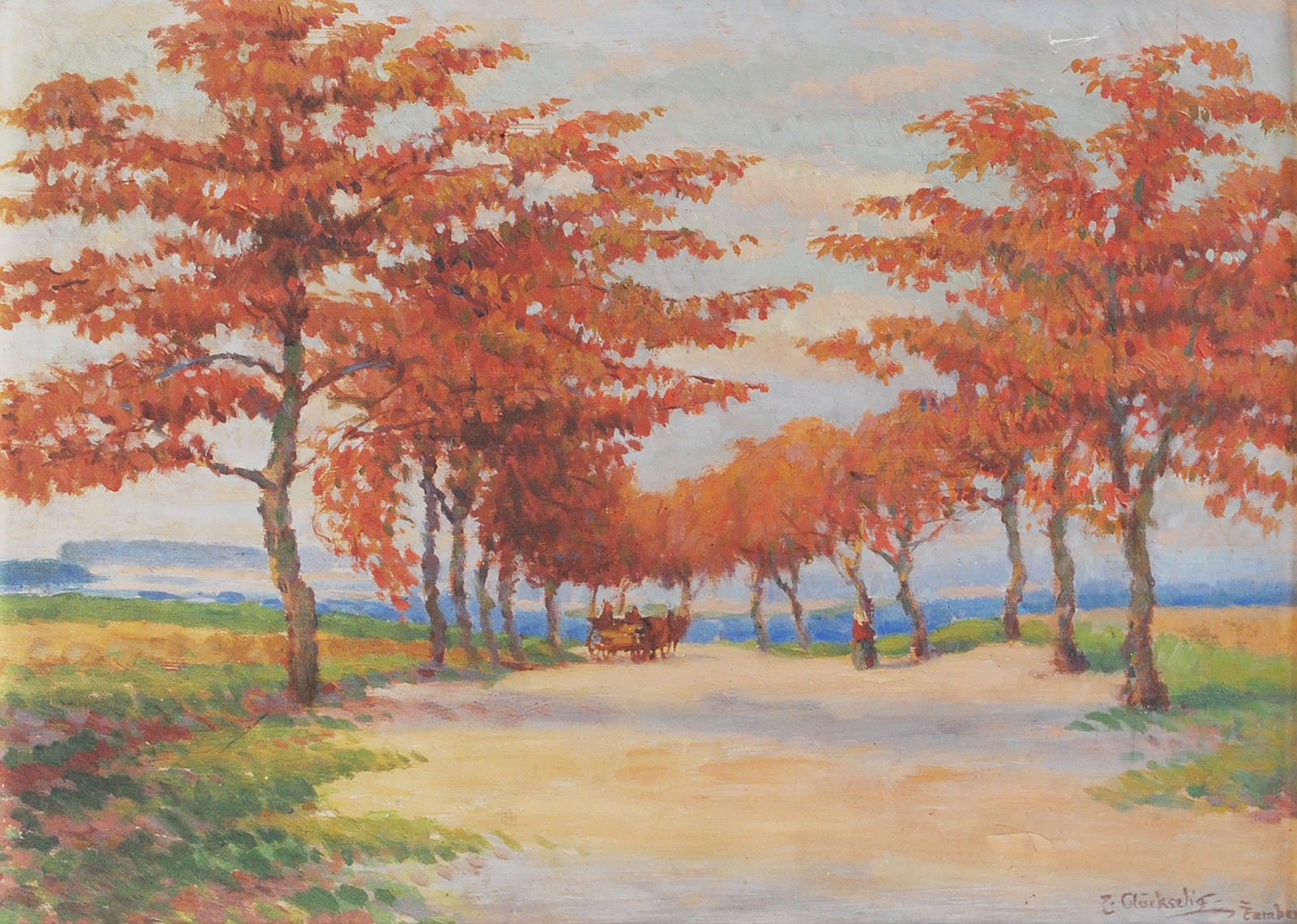 Josef Glückselig (1908 - 1986) - Podzimní krajina