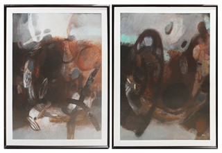 Jiří Ptáček (1949) - Hnízda (diptych)