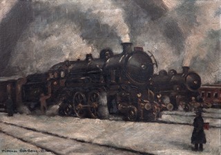 Mirko Šašek (1916 - 1980) - Parní lokomotiva