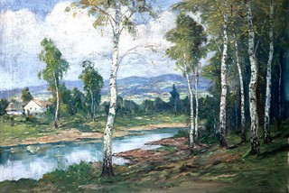 Vladimír Novák (1898  - ?) - Břízy u vody