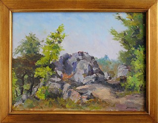 Jaromír Kunc (1900 - 1971) - Skály v lese