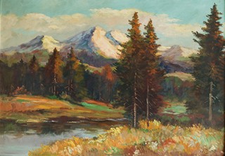 Josef Bino (1881 - ?) - Pohled na hory