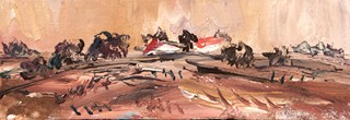 Josef Dlabal (1920 - 2004) - Stavení na podzim