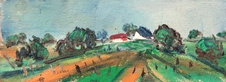 Josef Dlabal (1920 - 2004) - Stavení na jaře
