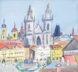 Josef Dlabal (1920 - 2004) - Týnský chrám v Praze