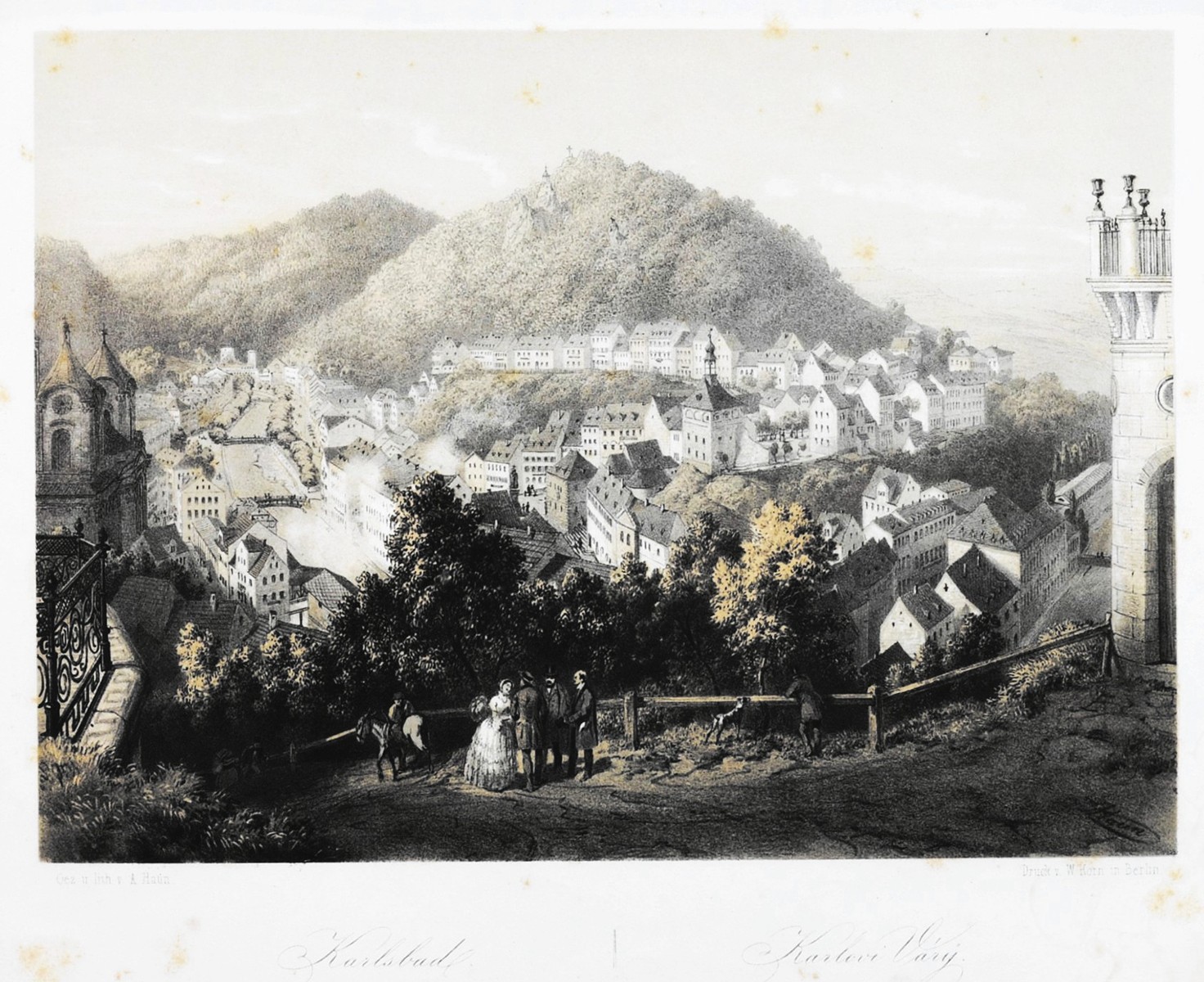 HAUN August C. (1815-1894) - Karlovy Vary